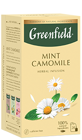Greenfield Mint Camomile bags, 20 pcs