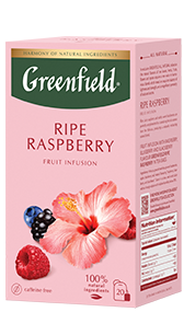 Greenfield Ripe Raspberry в пакетиках, 20 шт