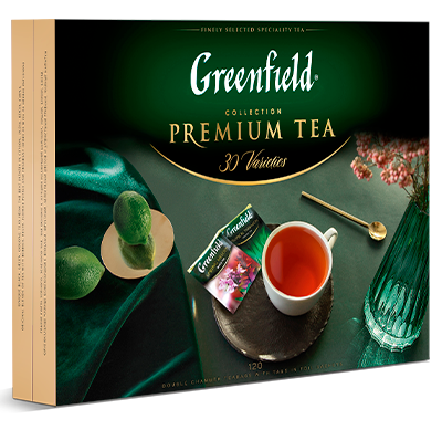 Подарочный набор чая Greenfield premium tea: ассорти 30 видов, 120 ...