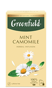 Greenfield Mint Camomile в пакетиках, 20 шт