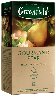 Xushbo'y qora choy Greenfield Gourmand Pear