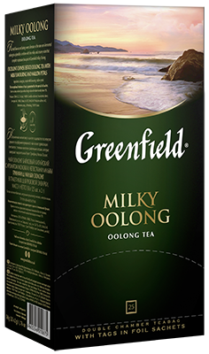 კლასიკური მწვანე ჩაი Greenfield Milky Oolong