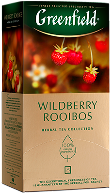 Greenfield Wildberry Rooibos bags, 25 pcs