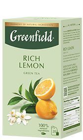 Greenfield Rich Lemon в пакетиках, 20 шт
