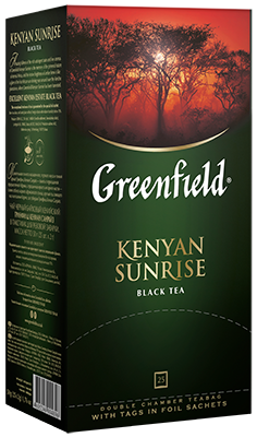 Greenfield Kenyan Sunrise (Кениан Санрайз) черный чай с плантаций Кении ...