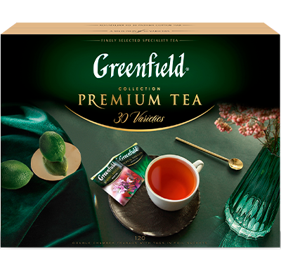 Подарочный набор чая Greenfield premium tea: ассорти 30 видов, 120 ...