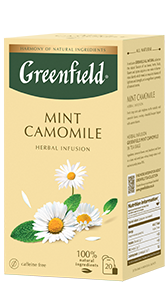 Greenfield Mint Camomile в пакетиках, 20 шт