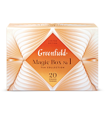  Greenfield MAGIC BOX №1 set of loose leaf tea piramids, 20 pcs