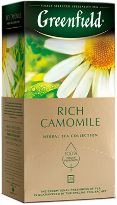 O'simlik choyi Greenfield Rich Camomile