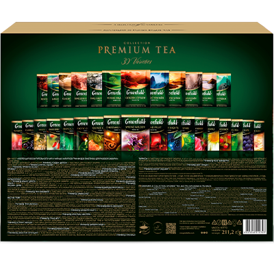 Подарочный набор чая Greenfield premium tea: ассорти 30 видов, 120 ...
