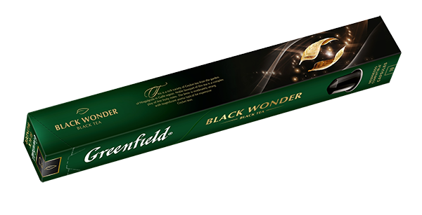 Черный чай в капсулах Greenfield Black Wonder в капсулах, 10 капсул