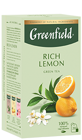 Greenfield Rich Lemon в пакетиках, 20 шт