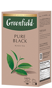 Greenfield Pure black bags, 20 pcs