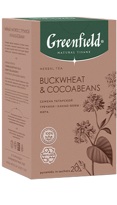 Чай в пирамидках Greenfield Buckwheat & Cocoabeans