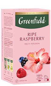Greenfield Ripe Raspberry bags, 20 pcs