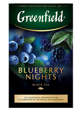Blueberry Nights листовой, 100 г — ароматизированный черный чай ...