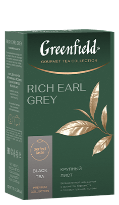 Классический черный чай Greenfield Rich Earl Grey