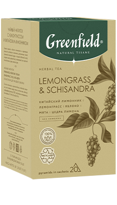 Чай в пирамидках Greenfield Lemongrass & Schisandra