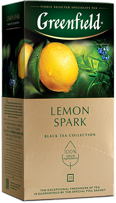 Xushbo'y qora choy Greenfield Lemon Spark