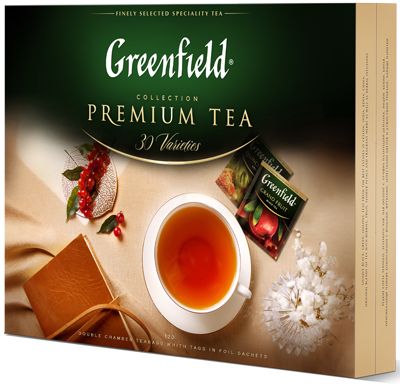 Подарочный набор чая Greenfield premium tea: ассорти 30 видов, 120 ...