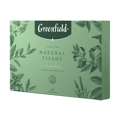 Коллекция чая и чайных напитков Greenfield Natural Tisane, 6 сортов в ...