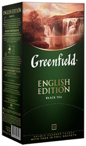კლასიკური შავი ჩაი Greenfield English Edition