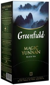 კლასიკური შავი ჩაი Greenfield Magic Yunnan