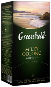 Классикалық жасыл шай Greenfield Milky Oolong в пакетиках, 25 дана