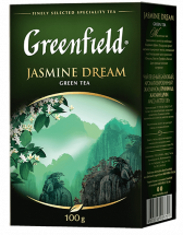 Классический зеленый чай Greenfield Jasmine Dream листовой, 100 г
