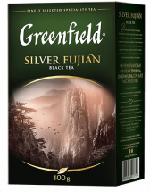 კლასიკური შავი ჩაი Greenfield Silver Fujian ფოთლოვანი, 100 გ