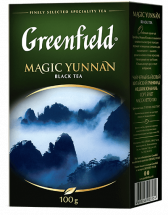 Классикалық қара шай Greenfield Magic Yunnan листовой, 100 г