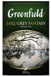 Сlassic black tea Greenfield Earl Grey Fantasy leaf, 200 g
