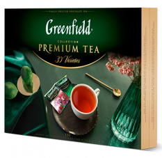 Коллекция чая Greenfield в пакетиках для разовой заварки, 30 сортов