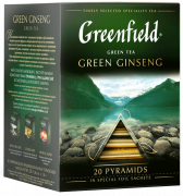  Greenfield Green Ginseng piramids, 20 pcs