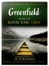  Greenfield Royal Earl Grey piramids, 20 pcs