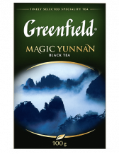 Классикалық қара шай Greenfield Magic Yunnan листовой, 100 г