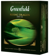Классикалық жасыл шай Greenfield Flying Dragon в пакетиках, 100 дана