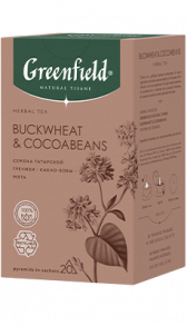 Чай в пирамидках Greenfield Buckwheat & Cocoabeans в пирамидках, 20 шт