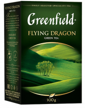 Сlassic green tea Greenfield Flying Dragon leaf, 100 g