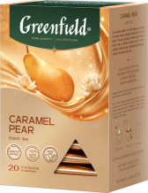 Подарочные предложения Greenfield Caramel Pear в пирамидках, 20 шт