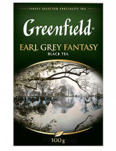Klassik qara çay Greenfield Earl Grey Fantasy yarpaq, 100 qram
