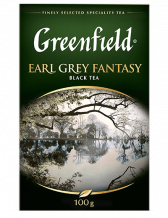 Классикалык кара чай Greenfield Earl Grey Fantasy жалбырак, 100 г