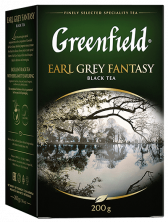 Классикалык кара чай Greenfield Earl Grey Fantasy жалбырак, 200 г