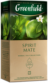 Bitki çayı Greenfield Spirit Mate paketlərdə, 25 ədəd