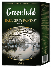 Классический черный чай Greenfield Earl Grey Fantasy листовой, 200 г