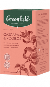 Чай в пирамидках Greenfield Cascara & Rooibos в пирамидках, 20 шт