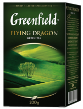 Klassik yaşıl çay Greenfield Flying Dragon yarpaq, 200 qram