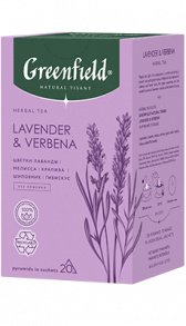 Чай в пирамидках Greenfield Lavender & Verbena в пирамидках, 20 шт