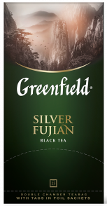 Классический черный чай Greenfield Silver Fujian в пакетиках, 25 шт