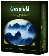 Сlassic black tea Greenfield Magic Yunnan bags, 100 pcs